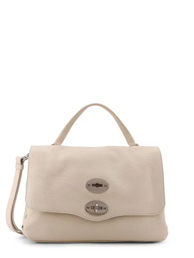 Zanellato Postina S Leather Crossbody Bag In Neutral