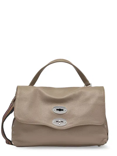 ZANELLATO POSTINA S LEATHER CROSSBODY BAG WITH DOUBLE SHOULDER STRAP