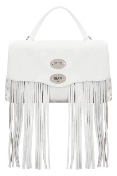 Zanellato Postina S Leather Handbag In White