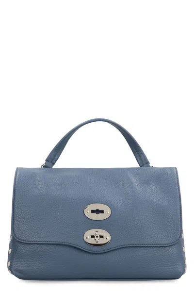Zanellato Postina S Leather Handbag In Blue