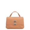 Zanellato Postina Daily Small Leather Handbag In Brown