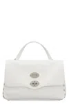 Zanellato Postina Daily Shoulder Bag With Removable Strap In White