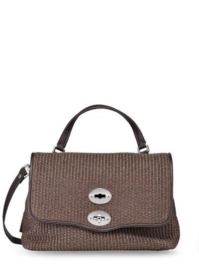 Zanellato Postina S Raffia Crossbody Bag In Yellow