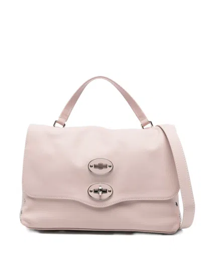 Zanellato Postina Saeta Small Leather Handbag In Pink
