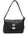 Zanellato Postina Shoulder Bag In Black Nero