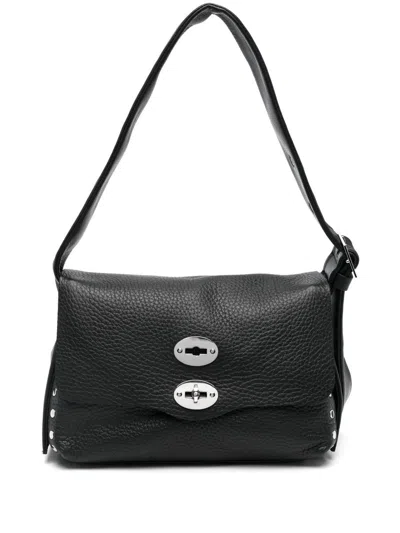 Zanellato Postina Shoulder Bag In Black Nero