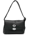 Zanellato Postina Shoulder Bag In Black Nero