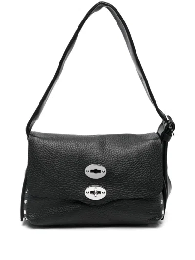 Zanellato Postina Shoulder Bag In Black Nero