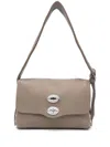 Zanellato Postina Shoulder Bag In Grey Cenerino