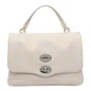 Zanellato Leather Bag Postina Daily Baby Shoulder Bag In White