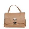 Zanellato Postina Small Daily Giorno Cantuccio Handbag In Brown