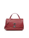Zanellato Postina® Small Leather Bag In Burgundy