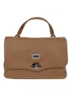 Zanellato Postina Small Tote Bag In Cappuccino