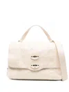 Zanellato Postina Small Tote Bag  In White