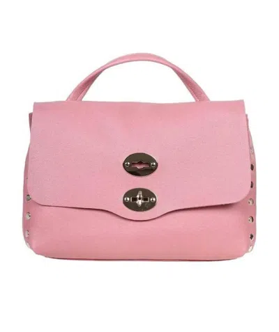 Zanellato Postina Stud-detail Tote In Pink
