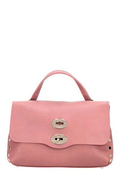 Zanellato Small Postina Piuma Knot Tote Bag In Pink