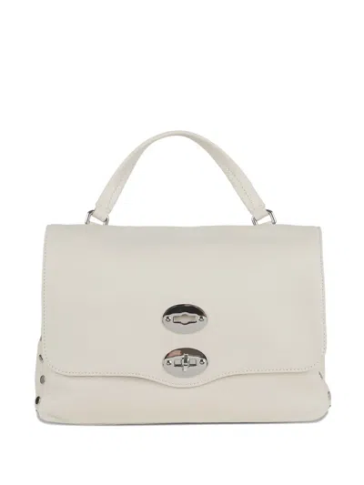Zanellato Postina Studded Leather Shoulder Bag In Neutral