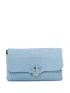 Zanellato Postina Studded Shoulder Bag In Blue