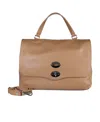 Zanellato Postina Twist-lock Medium Tote Bag In Brown