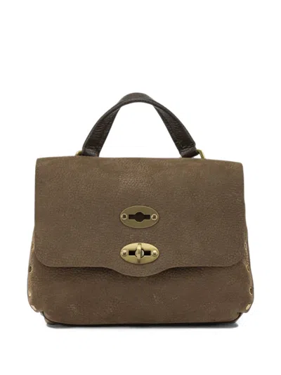 Zanellato Postina Stud-embellished Tote Bag In Metallic