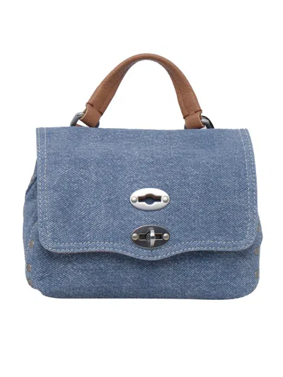 Zanellato Postina Tela Genova Baby Bag In Blue