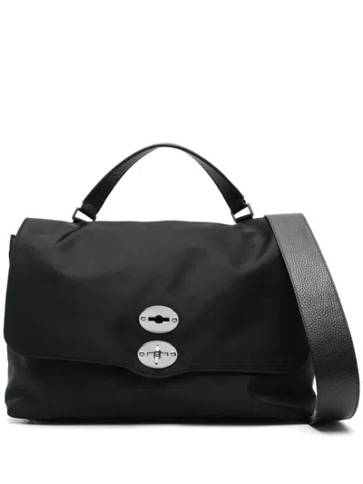 Zanellato Postina Tokyo Large Nylon Handbag In Black