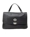 Zanellato Postina Leather Tote Bag In Black