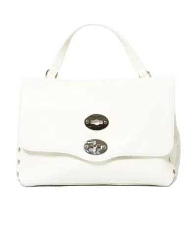 Zanellato Postina Twist-lock Large Tote Bag In White