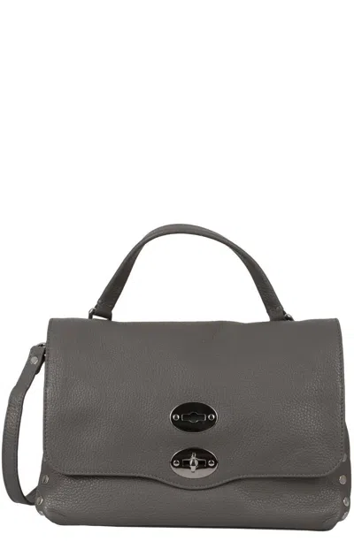 Zanellato Postina Twist-lock Small Top Handle Bag In White