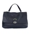 Zanellato Postina Twist-lock Tote Bag In Black