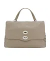 Zanellato Postina Twist-lock Tote Bag In Nude