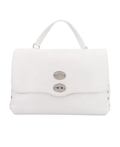 Zanellato Postina Twist-lock Tote Bag In White