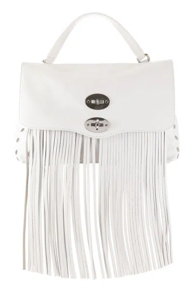 Zanellato Versatile And Durable Leather Handbag For Women In White