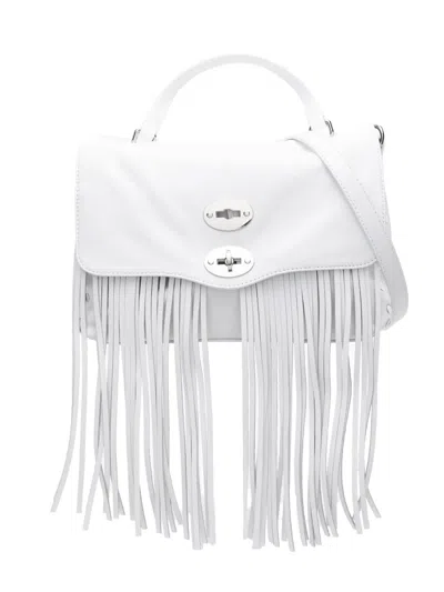 Zanellato Postina Valmarana S Leather Tote Bag In White