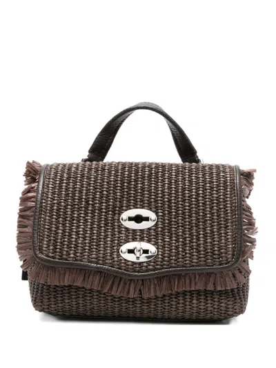 Zanellato Postina Vimini Baby Handbag In Brown