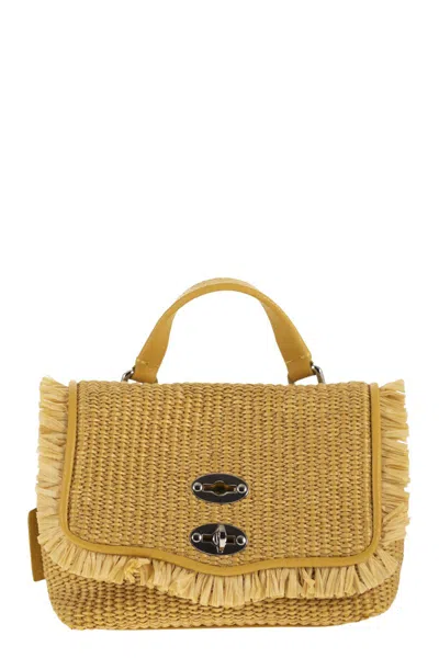 Zanellato Postina Vimini - Handbag With Fringes Baby In Yellow