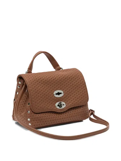 Zanellato Small Postina Tote Bag In Brown