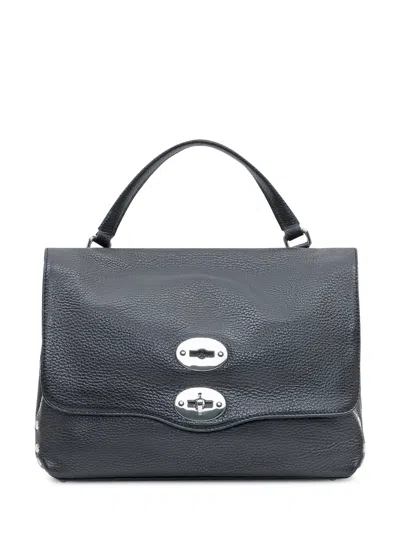 Zanellato Postman Mini Tote Bag In Black Nero