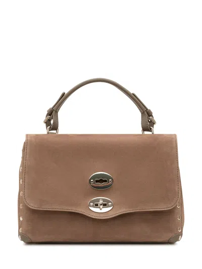 Zanellato Postman Zashmere S Shoulder Bag In Green Sussurro