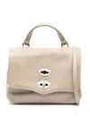 Zanellato Postina Daily Small Leather Handbag In Neutral