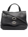 Zanellato Stud-embellished Leather Shoulder Bag In Multi