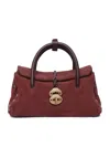 Zanellato Red Barbera Dotta Jones Small Bag In Red
