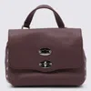Zanellato Red Leather Postina Baby Top Handle Bag In Red