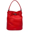 Zanellato Monda Daily Day S Leather Bucket Bag Red Color In Red