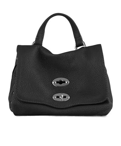 Zanellato Rivet-decorated Shoulder Bag In Black