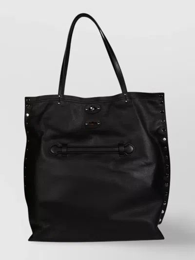 Zanellato Saeta M Tote Bag With Studded Detailing