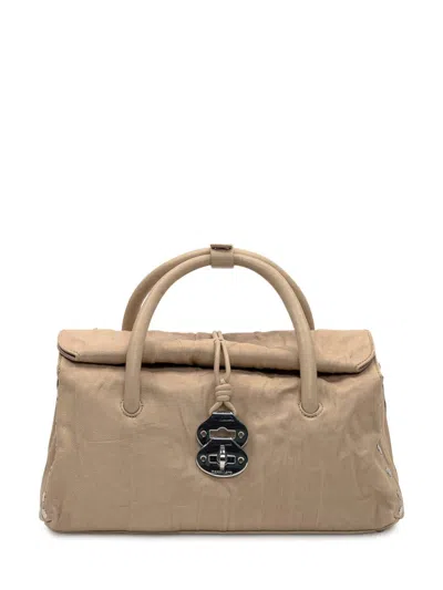 ZANELLATO ZANELLATO SANTONI BEIGE LEATHER HAND BAG
