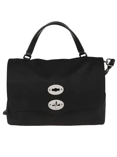 Zanellato Shoulder Bag In Premium Calf Leather In Black