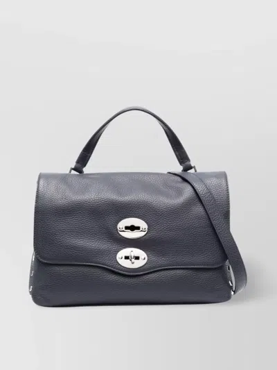 Zanellato Shoulder Bag With Stud Embellishment And Top Handle