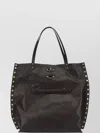 Zanellato Shoulder Bag With Studded Detailing And Dual Handles In Brown